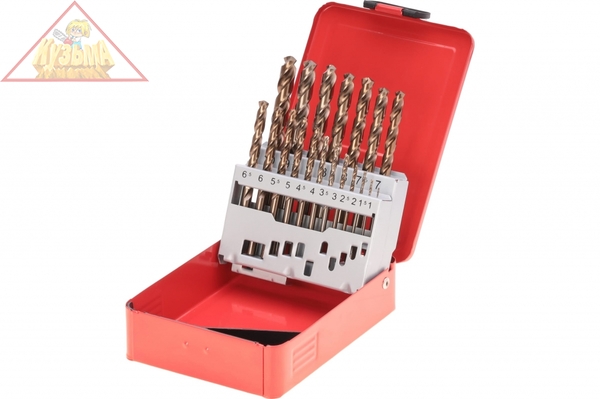 Набор из 19-ти шт. сверел HSS-Co (1,0-10мм.)  RUKO арт.215214