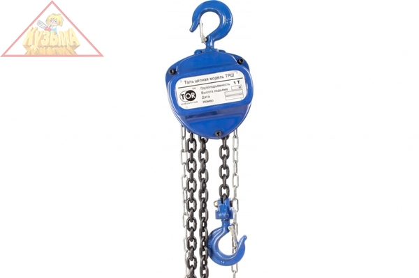 Ручная шестеренная таль TOR ТРШ 1Тх6М 1021707