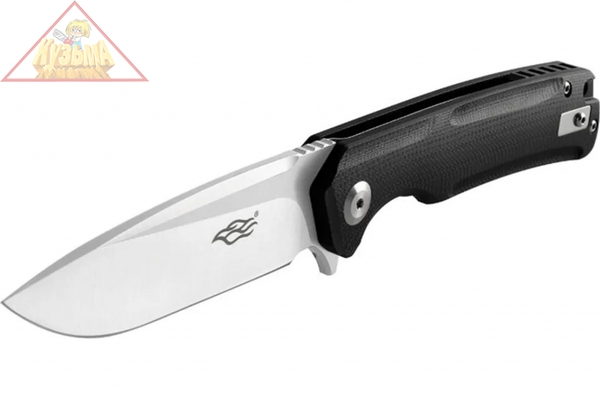 FH91-BK Нож складной "Firebird by Ganzo" с клипсой, дл.клинка 88 мм, форма Drop-point, сталь D2, цв. чёрный.Следопыт