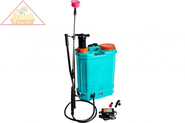 Опрыскиватель аккумуляторный ранцевый Sturm!, 16л, 8Ач, РУЧНАЯ ПОДКАЧКА, арт. GS8216BM