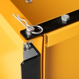 Прицеп для мотоблока TT-500, оцинкованный, груз. 500 кг, рег. сцепка, колеса 4.00-10 Denzel 59950