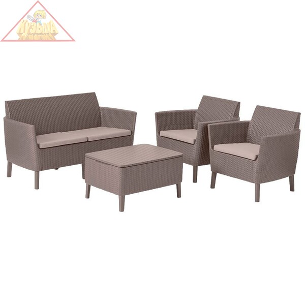 Комплект мебели Allibert Salemo set (17206003) капучино, 253221