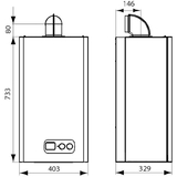 Настенный газовый котел Hi-Therm OPTIMUS 32, 32 кВт