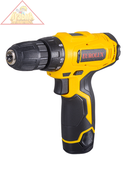 Аккумуляторная дрель-шуруповерт Eurolux ДА-12/1Li арт. 72/14/37