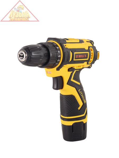 Аккумуляторная дрель-шуруповерт Eurolux ДА-12/2Li арт. 72/14/38