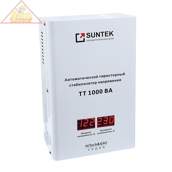 Тиристорный стабилизатор напряжения 120-280В SUNTEK TT-1000