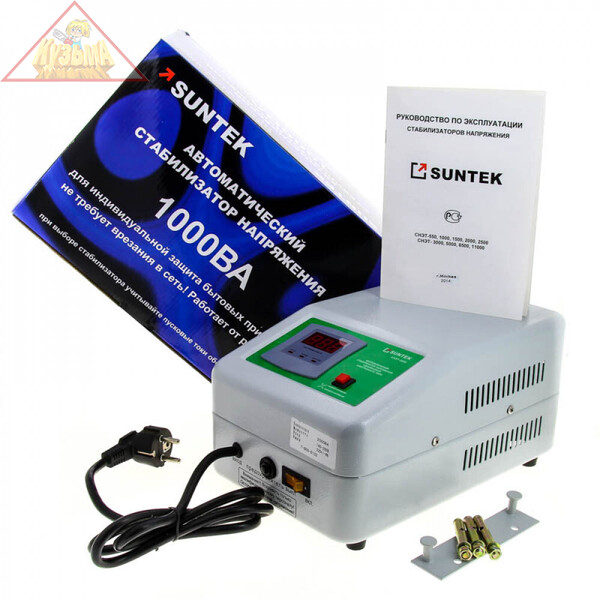 Релейный стабилизатор напряжения SUNTEK 1000 ВА