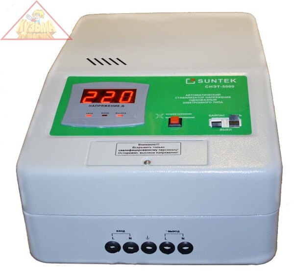 Релейный стабилизатор напряжения SUNTEK 5000 ВА