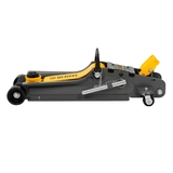 Домкрат гидравлический подкатной с фиксатором, 2,5 т, 85-385 мм, в пласт. кейсе Denzel 51233