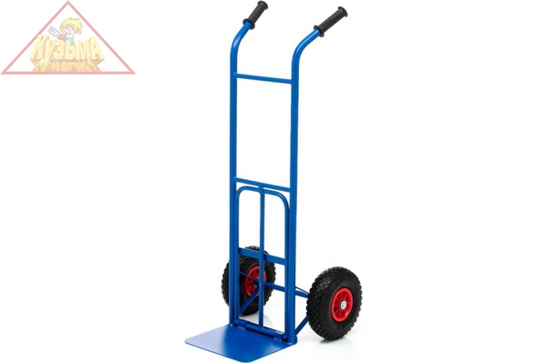 Тележка грузовая Стелла-техник КГ-150-PU-1120-255 (с откид.полкой) ,грузоподъемность 150кг