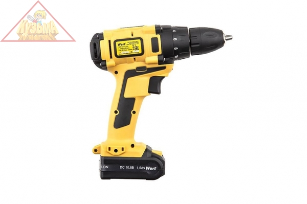 Дрель аккумуляторная WERT CD 10.8TLi (185370)