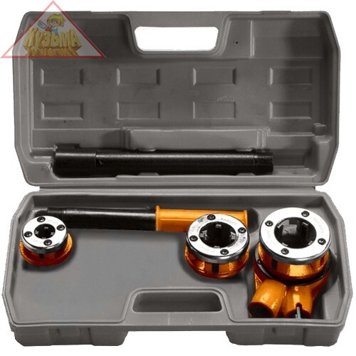 Набор клуппов 1/2-3/4-1, плашкодержатель с трещоткой, 6 предметов Sparta 773335