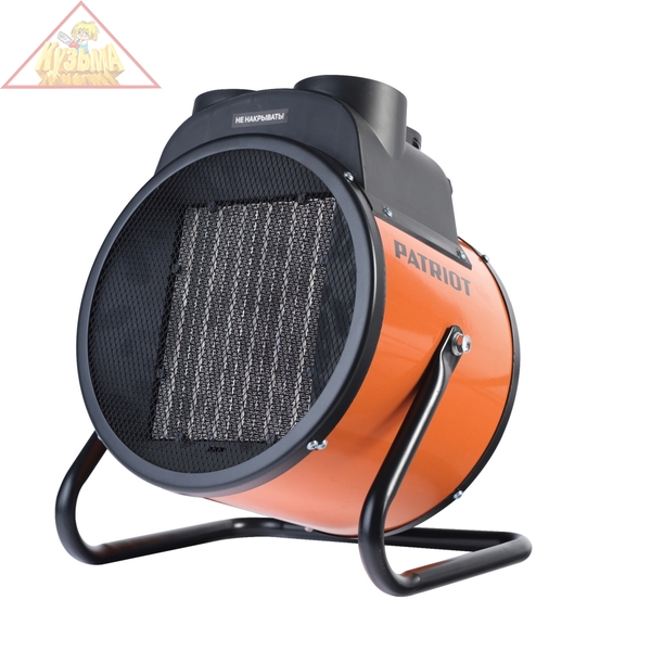 Тепловентилятор электрический PATRIOT PTR 7S, 5.0 кВт, 220В, терморегулятор, керамический нагревательный элемент PTC, шнур с вилкой 633307300