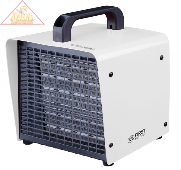 Тепловентилятор FIRST, 1500/3000 Вт, до 30 кв.м, белый, FA-5565 White