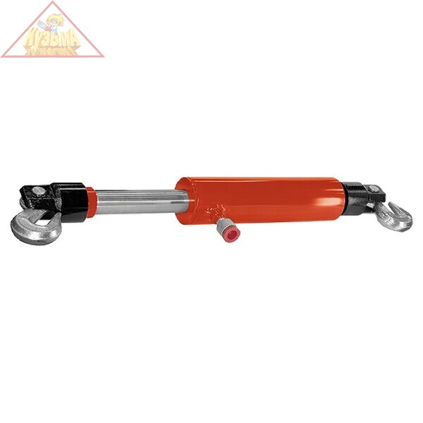 Цилиндр гидравлический, 10 т, стяжной усиленный с крюками MATRIX, 513485