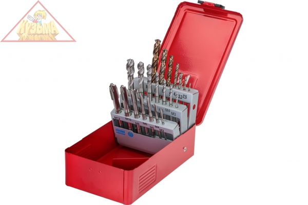 Набор машинных метчиков Ruko M3-M12 мм HSSE-Co5 21пр. 245054