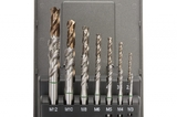 Набор машинных метчиков RUKO HSS-Co5 35 град.M3-M12 со сверлами 245052RO