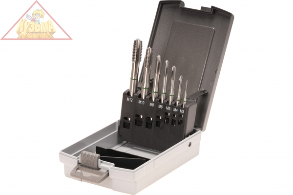 Набор машинных метчиков Ruko M3-М12 мм HSSE-Co5 7пр 245061RO