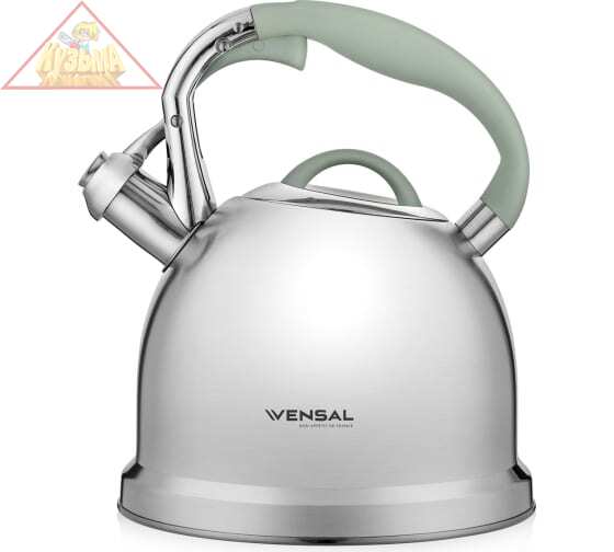 Чайник VENSAL Maison 3.0 л, ручка из термостойкого пластика, система открывания на ручке VS3002