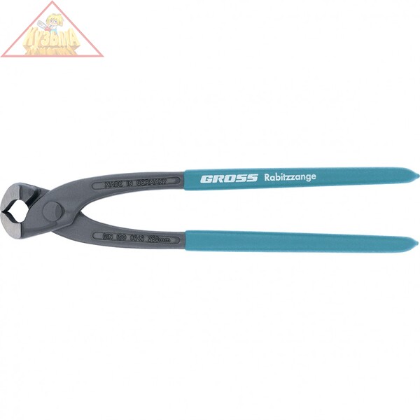Клещи торцевые, обливные рукоятки, 250 мм GROSS 17992