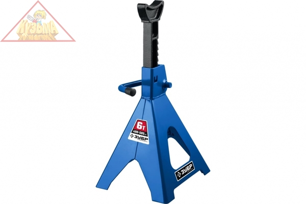 Cтраховочная подставка ЗУБР Профессионал усиленная, 6 т, 400-585 мм 43065-6_z01