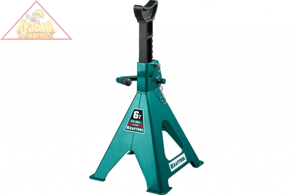 Страховочная усиленная подставка со штифтом KRAFTOOL S-PIN 6 т, 415-605 мм 43465-6