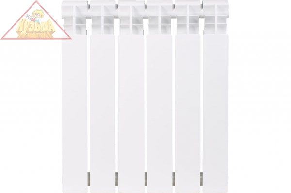 Радиатор биметаллический Оазис 500/80/6 ЭКО (0,91 кВт), арт. bi500/80/6 ЭКО