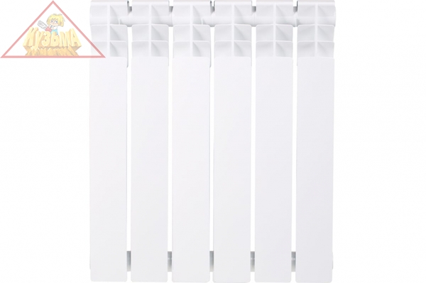 Радиатор биметаллический Оазис 500/100/6 ЭКО (0,96 кВт), арт. bi500/100/6 ЭКО