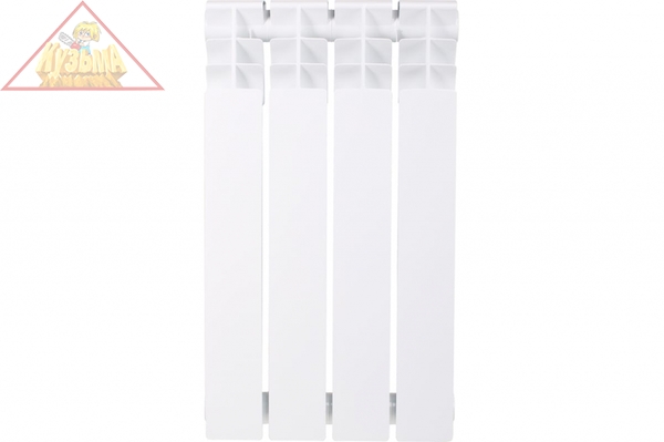 Радиатор биметаллический Оазис 500/100/4 ЭКО (0,64 кВт), арт. bi500/100/4 ЭКО