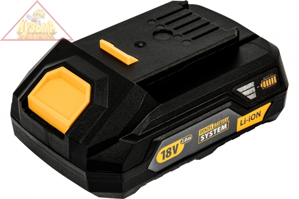 Батарея аккумуляторная B-18-2.0, Li-Ion, 18 В, 2,0 Ач Denzel (28435)