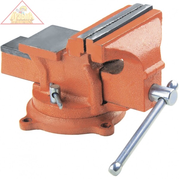 Тиски слесарные, 200 мм, поворотные, с наковальней Sparta 186295