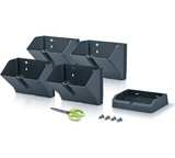 Вертикальный сад MINI CASCADE Prosperplast IO1W200-S433 чёрный (IO1W200-S433)