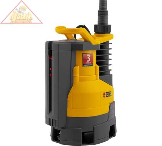 Дренажный насос DPХ450, 450 Вт, подъем 5 м, 9000 л/ч Denzel арт.97325