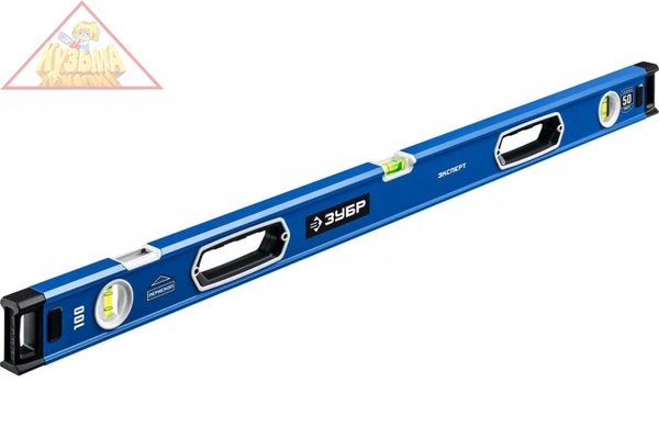 Мощный уровень ЗУБР Эксперт с зеркальным глазком, 2000 мм 34570-200