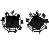 Грунтозацепы 380/160 мм, посадка шест. 23 мм, комплект 2 шт Denzel