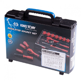 Набор торцевых диэлектрических головок KING TONY 1/4, шестигранные, 5-14 мм, 18 пр 25VE01MRV