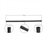 Труба для пылесоса пластиковая универсальная D35, 2 шт., арт. TT35-PL