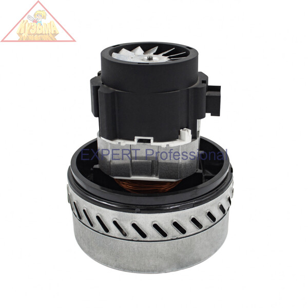 Двигатель для пылесоса (универсальный) Ametek, мощность 1250W, общая высота - 168 мм, нижний диаметр - 143 мм, верхний диаметр - 78 мм, высота турбины - 65/73 мм, арт. MT41-1250