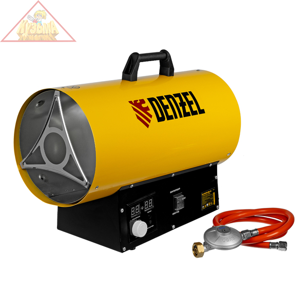 Газовая тепловая пушка GHG-15i, 15 кВт, цифровой термостат, пропан-бутан Denzel, арт. 96478