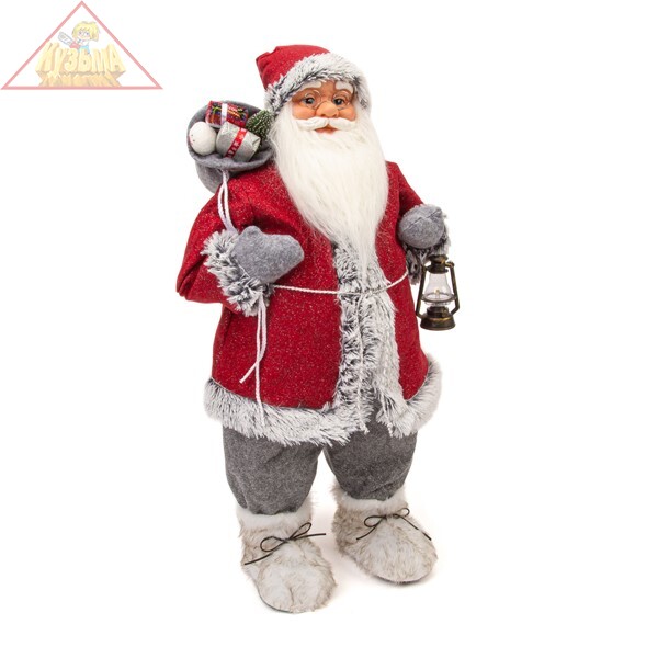 Фигурка Дед Мороз 80 см (красный/серый) Winter Glade M21