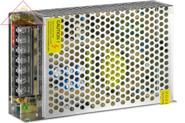 Блок питания интерьерный ABCLED 12В, 120Вт, компактный металлический перфорированный корпус (JH) арт. У41277 ABCLED-12E120BEmini-JH