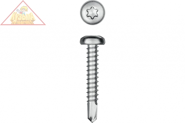 Нержавеющие саморезы KRAFTOOL DS-P с полукруглой головкой, 32x3.9 мм, 380 шт. 300931-39-032