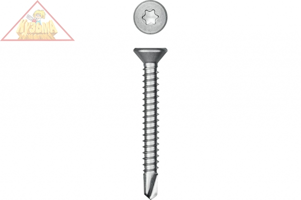 Нержавеющие саморезы KRAFTOOL DS-C с потайной головкой, 38x4.2 мм, 300 шт. 300932-42-038