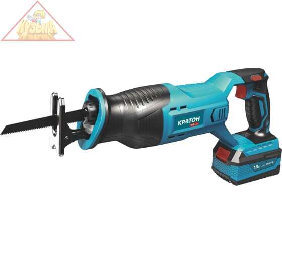 Сабельная аккумуляторная пила Кратон RS18DC-115-OFA SET АКБ 4.0А·ч, ЗУ 3 11 01 088