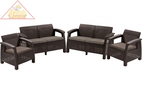 Комплект мебели Keter Corfu Rest (17208436) коричневый 241724