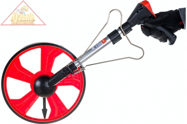 Колесо измерительное, 10км, электронный счетчик, телеск.рукоятка, чехол, Sturm!, арт. 4020-01-318