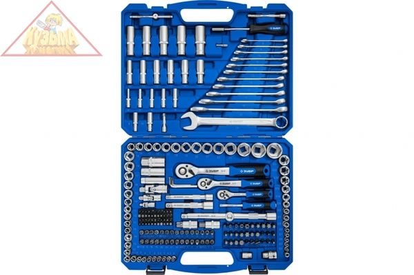 Универсальный набор инструмента ЗУБР А-216 216 предметов 27674-H216