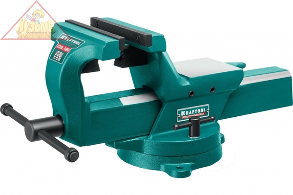 Кованые стальные тиски KRAFTOOL Forge-180/230 32700-230