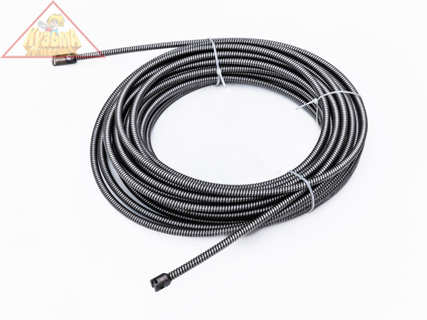 Спираль для прочистки засоров в канализации диаметр 10мм длина 25 метров. CROCODILE 50313-10-25