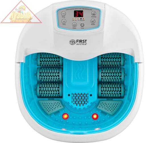 8115-4 Массажная ванночка для ног FIRST, 450 Вт, 14.5 см, Регулировка температуры 35-48°C.	